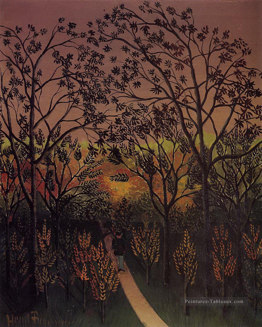 coin du plateau de Bellevue 1902 Henri Rousseau post impressionnisme Naive primitivisme Peintures à l'huile